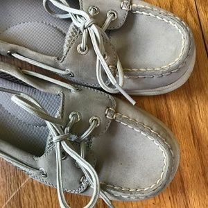 Sperry Top-Sider Grey Mesh Boat Shoes